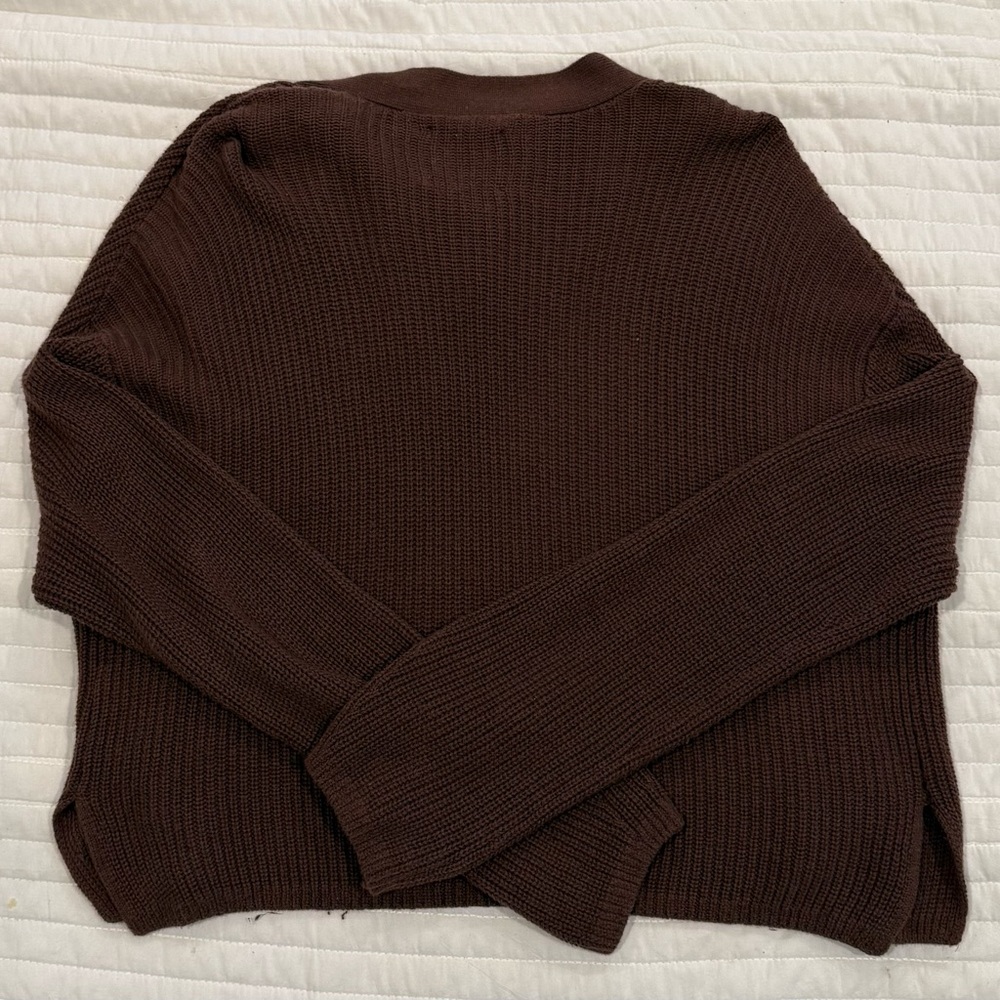 Abercrombie & Fitch Twist Sweater Tank & Cardigan Matching Set Women's Small - Picture 6 of 8